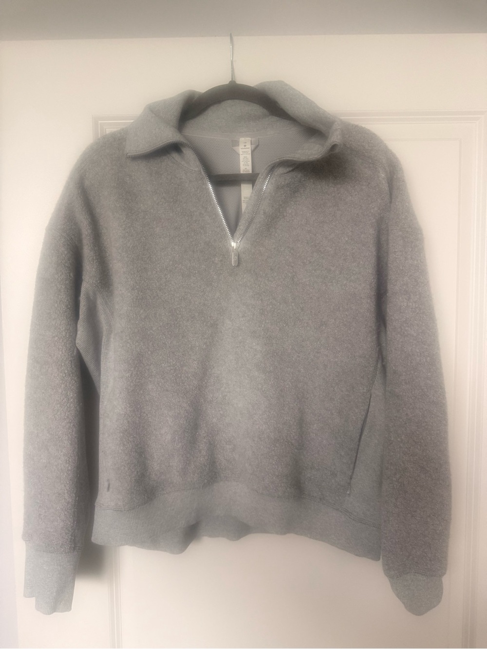 Lululemon Athletica Women's Gray Half-Zip Pullover Sweater - Picture 5 of 10